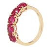Round Burma Five Rubies Band The Gleim Collection
