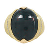 Bloodstone Cabochon and Diamond Ring by Timothy Fidge Estate Collection