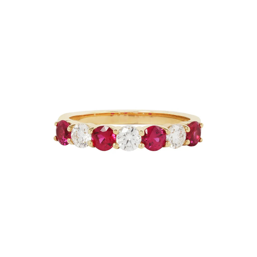Burmese Ruby and Diamond Band The Gleim Collection
