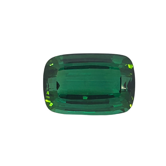 37.44 Carat Elongated Cushion Cut Green Tourmaline Loose Gemstone