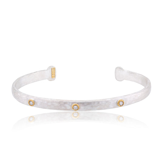 'Stockholm' Oval Open Bracelet