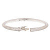 Handmade Diamond Pavé Hinged Bangle Bracelet The Gleim Collection