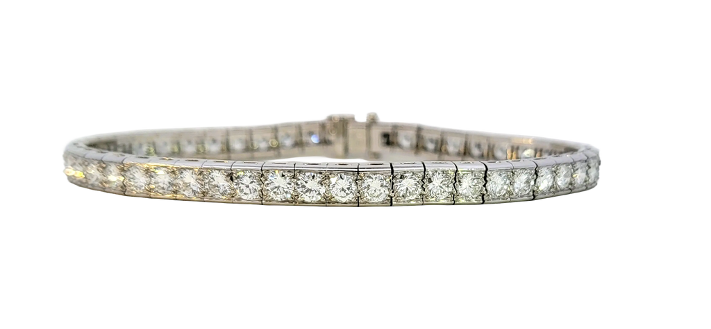 Mid-century Platinum and Diamond Bracelet Estate Collection