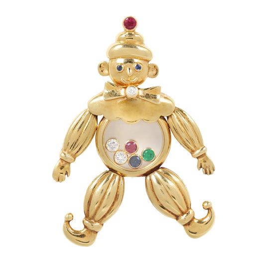 Happy Clown With Articulated Limbs Brooch by Chopard