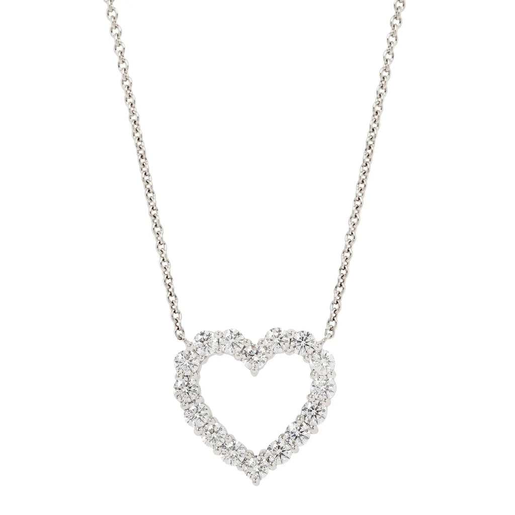 Diamond Heart Necklace The Gleim Collection