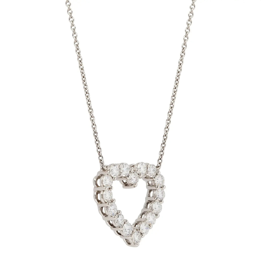 Diamond Heart Necklace The Gleim Collection