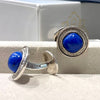 Linenfold Lapis Lazuli Cufflinks Buccellati Collection