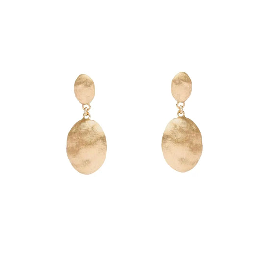 MARCO BICEGO "Siviglia" Oval Drop Earrings in 18k Yellow Gold