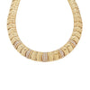 Piaget Tanagra Diamond Yellow Gold Graduated Collar Necklace Detail View