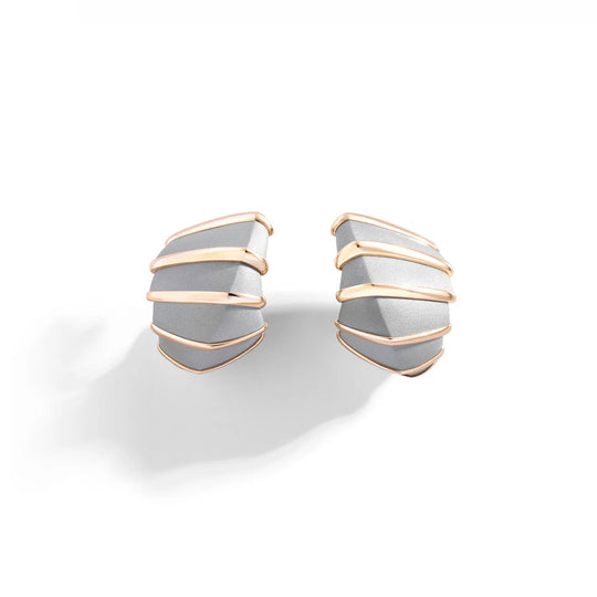 ARDIS Earclips - Rose Gold and Aluminum
