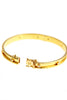 Narrow and Flat Diamond Bangle Bracelet Elizabeth Locke Collection