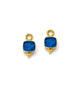Peacock Venetian Glass Pegasus and Goddess Intaglio Earring Pendants Elizabeth Locke Collection