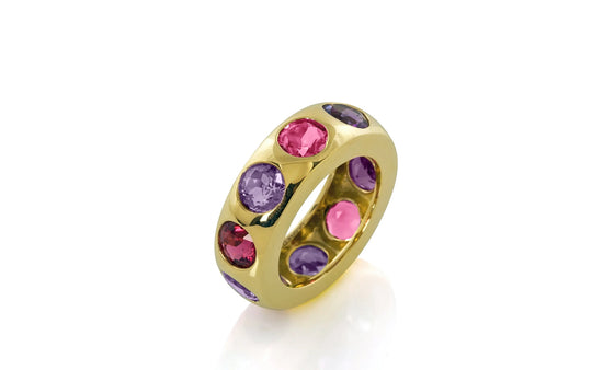 Gossip Round Rubellite Band